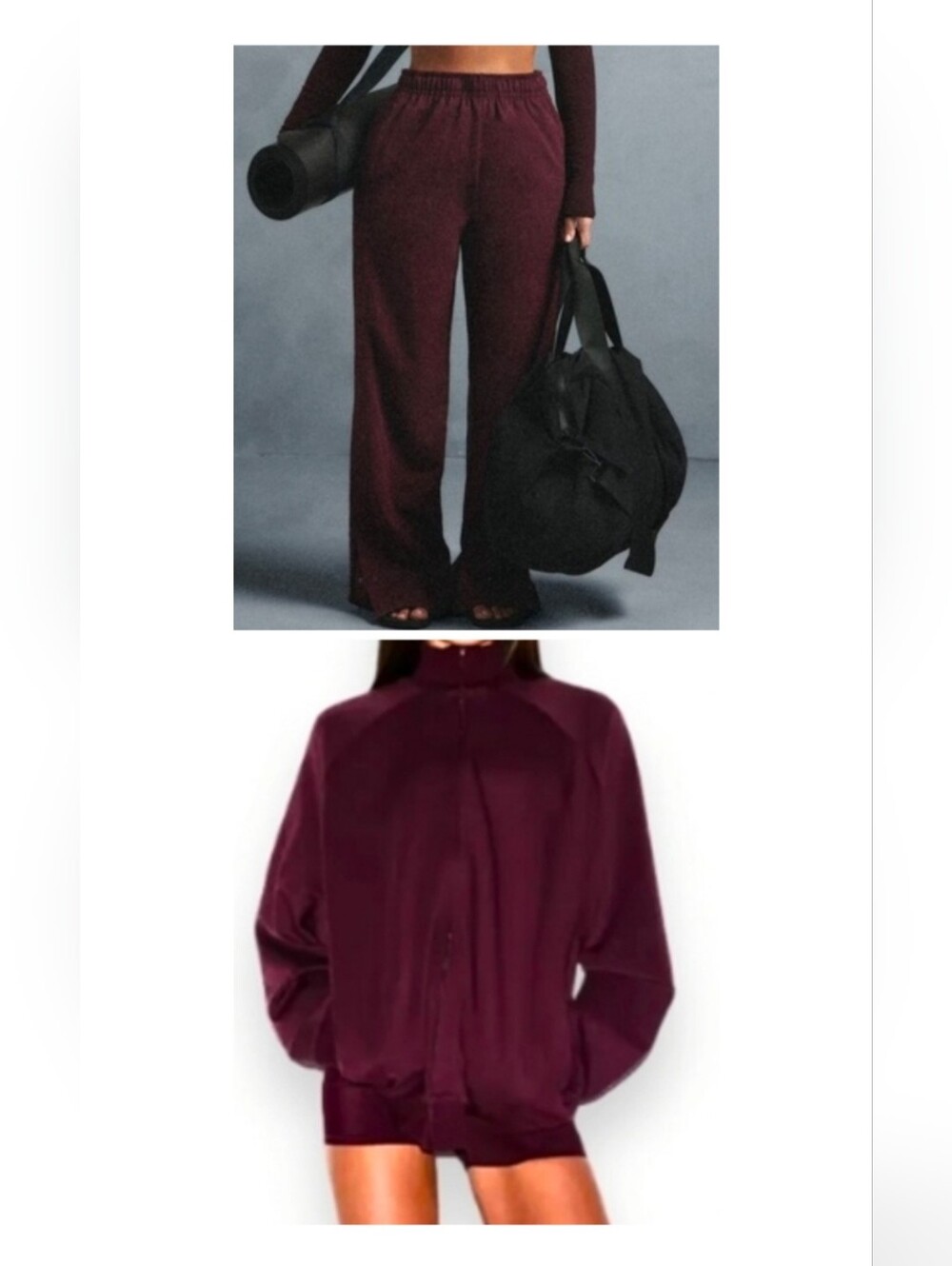 NWT Nike x SKIMS Matte Tricot Oversized Track Jacket & Side Snap Pants